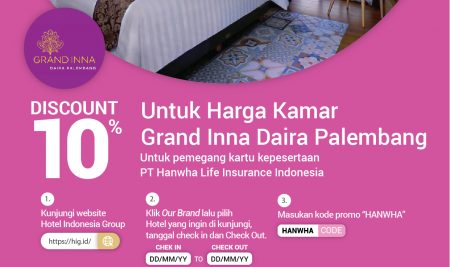 Promo-Discount Grand Inna Daira Palembang